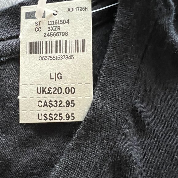 NWT | Victoria’s Secret PINK "No More Drama" Cropped Graphic Tee | Size Large - Picture 3 of 8